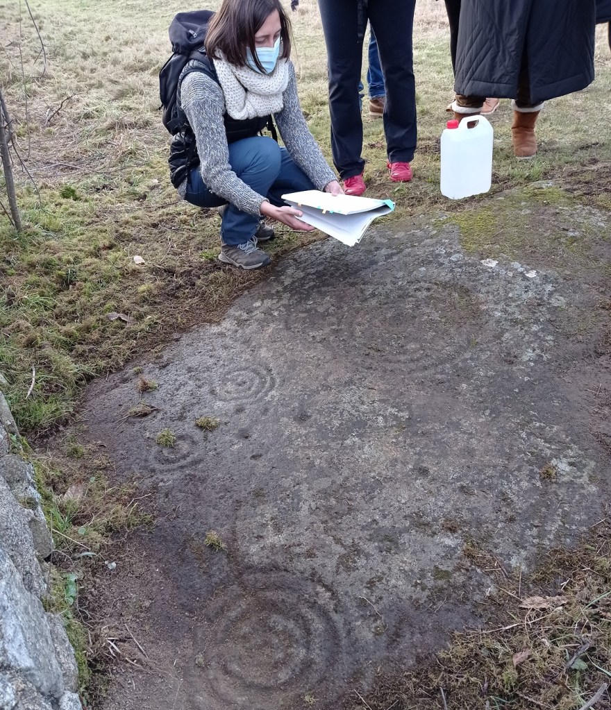 Petroglifos en Proendos